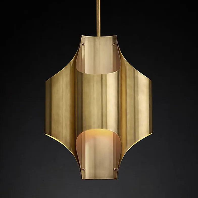 Wave Metal Sheet Modern Pendant Light - Clowas