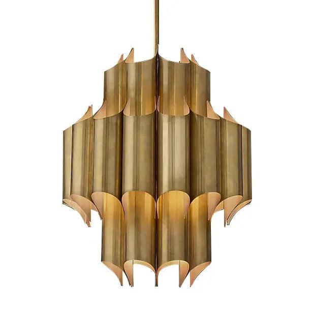 Wave Metal Sheet Modern Pendant Light - Clowas