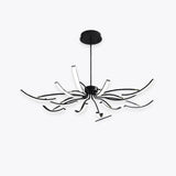 Wave-Shaped Lamp Arm Modern Pendant Light - Clowas