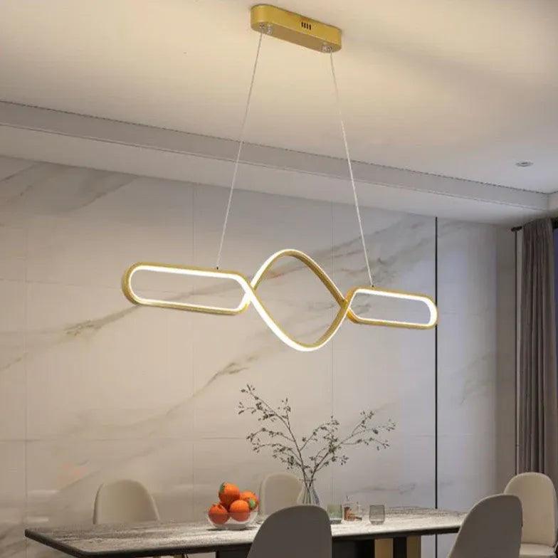 Wave-shaped Streamlined LED Pendant Light - Clowas