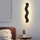 Wavy LED Wall Light for Bedroom