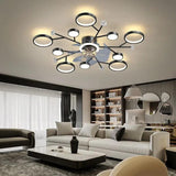 Modern Ceiling Fan With Light For Bedroom