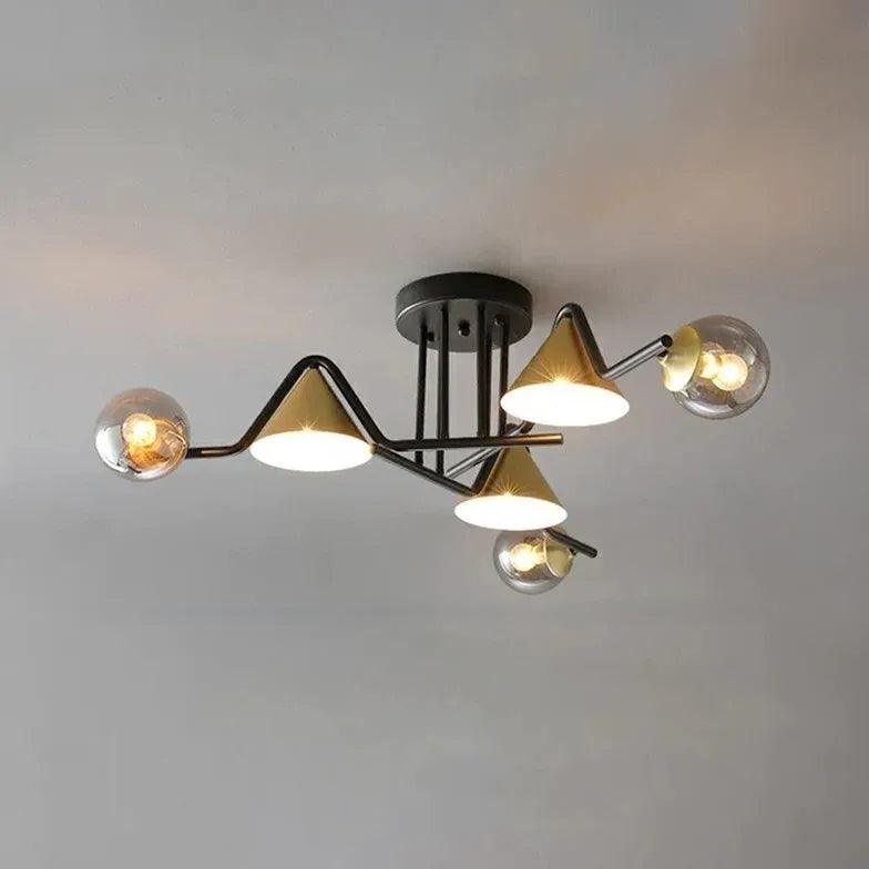 Nordic Glass Hanging Ceiling Lights for Living Room