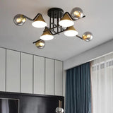 Nordic Glass Hanging Ceiling Lights for Living Room