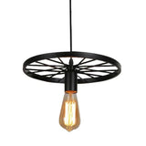 Wheel Design Vintage Industrial Bar Pendant Light - Clowas