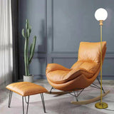 Modern Gold Glass Globe Beat Floor Lamp