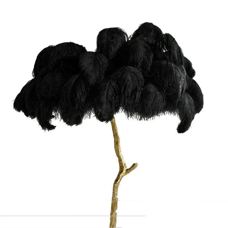 White Feather Tree Design Table Lamp - Clowas