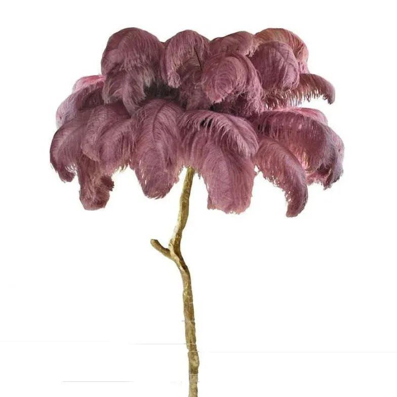 White Feather Tree Design Table Lamp - Clowas