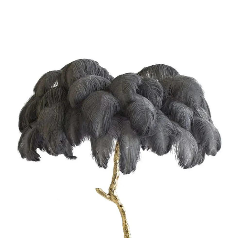 White Feather Tree Design Table Lamp - Clowas