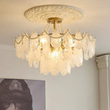 White Glass Elegant Vintage Multi-Light Chandelier - Clowas