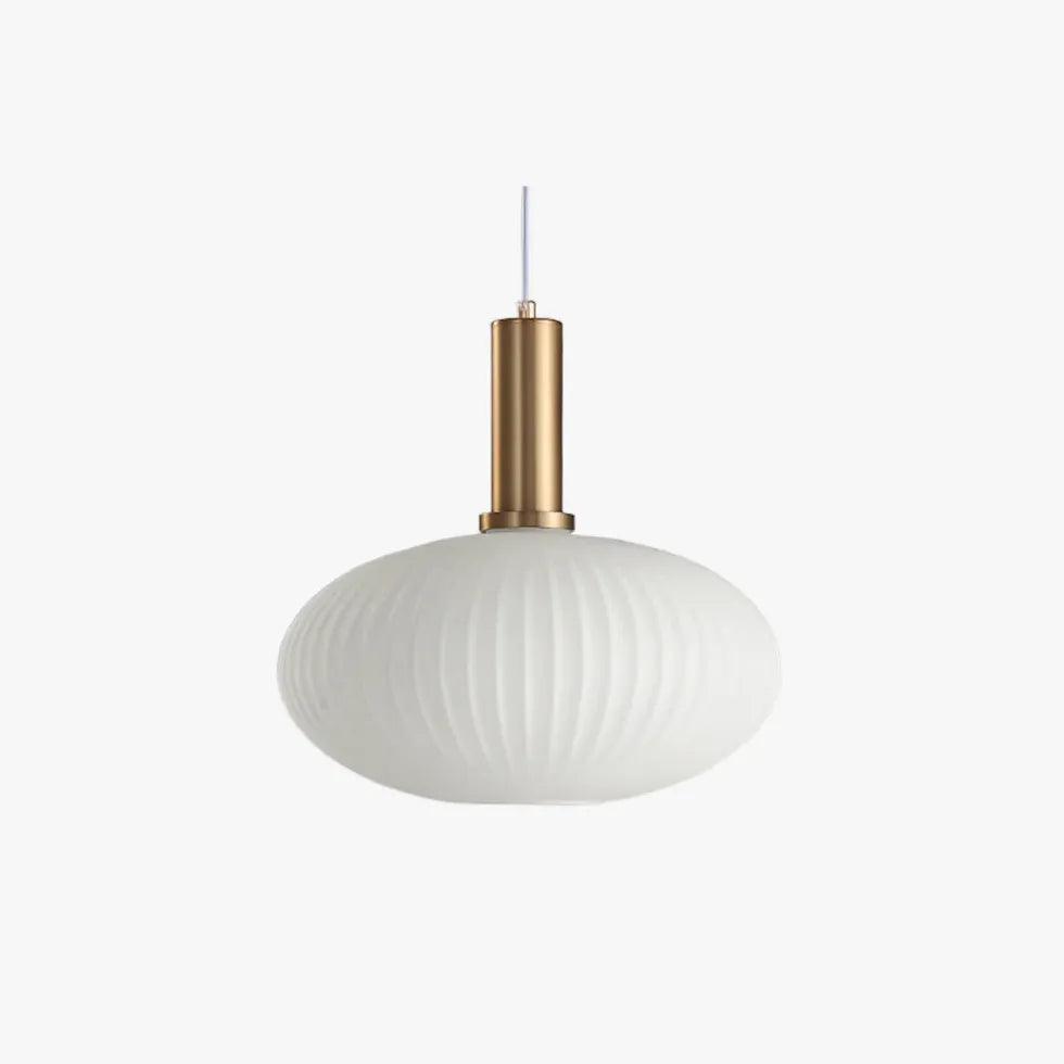 White Glass LED for Bedroom Pendant Light - Clowas