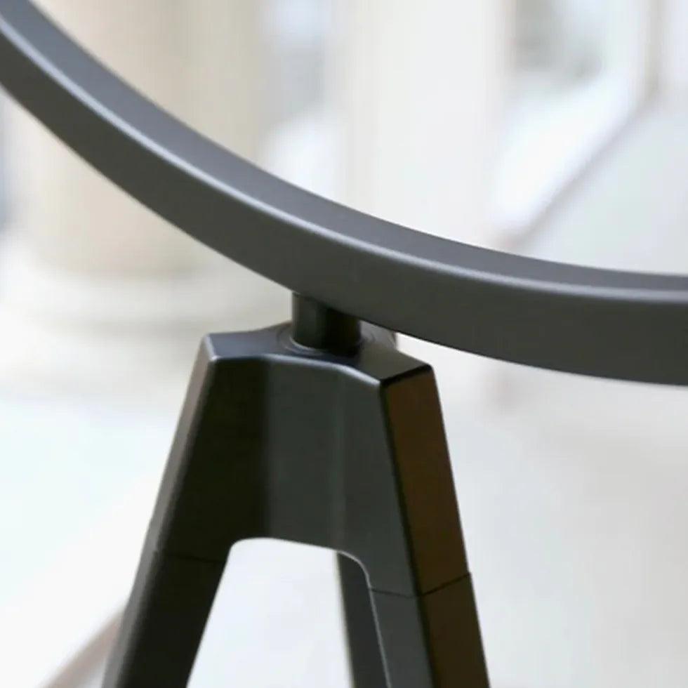 White Living Room Circular Tripod Floor Lamp - Clowas