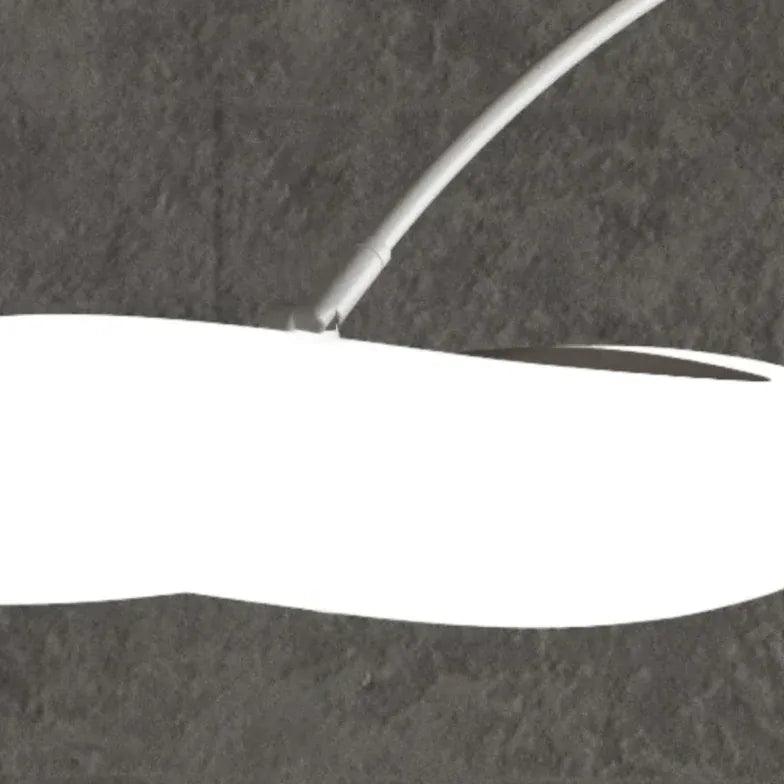 White Metal Dimming Art Floor Lamp - Clowas