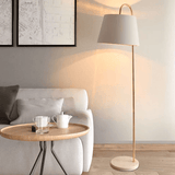 White Minimalist Style Floor Lamp - Clowas