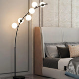 LED Gold Contemporary Floor Lamp for Living Room