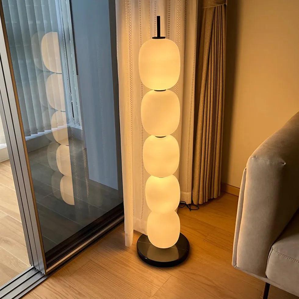 MinimalistCream Style Glass Stylish Floor Lamp