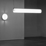 Modern White Linear LED Pendant Light