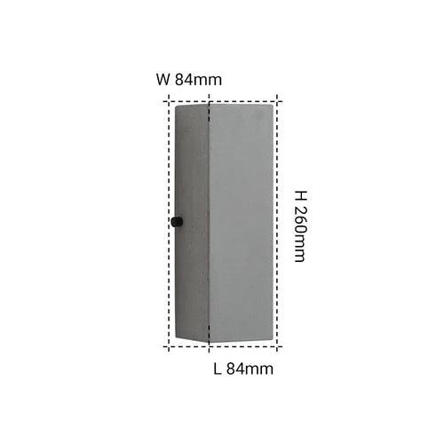 White Square Outdoor Up and Down Lights - Clowas