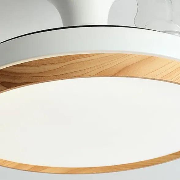 White Table Dining Room Ceiling Fan with Light - Clowas