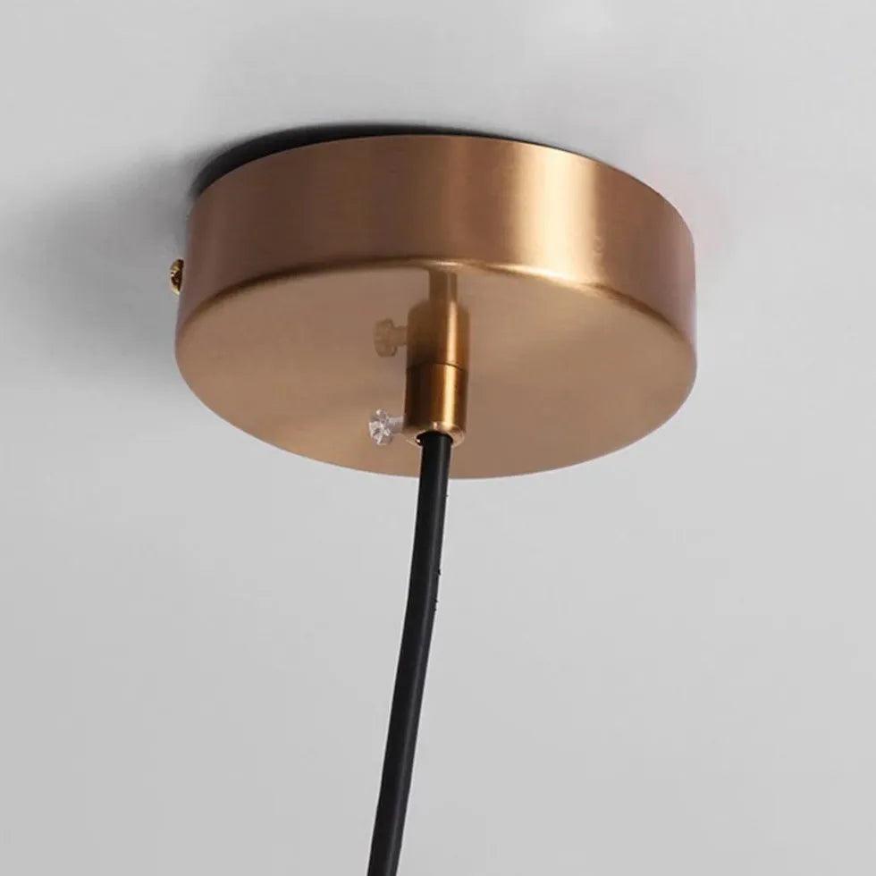 White Teardrop Shaped Glass LED Pendant Light - Clowas