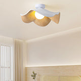 Ceiling Lights Bedroom Modern Eye Protection Lotus Wood