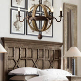 Wooden Ball Candle Vintage Wooden Pendant Light - Clowas