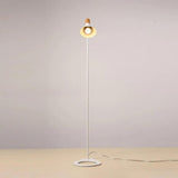 Wooden Cone Black Slim Floor Lamp - Clowas