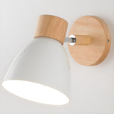Rotatable Minimalist Wooden LED Wall Bracket Light