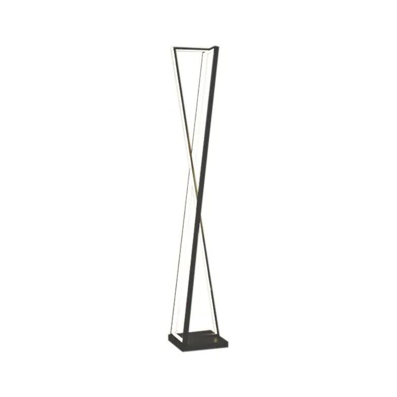 X-Shaped White Plug Tripod Floor Lamp - Clowas