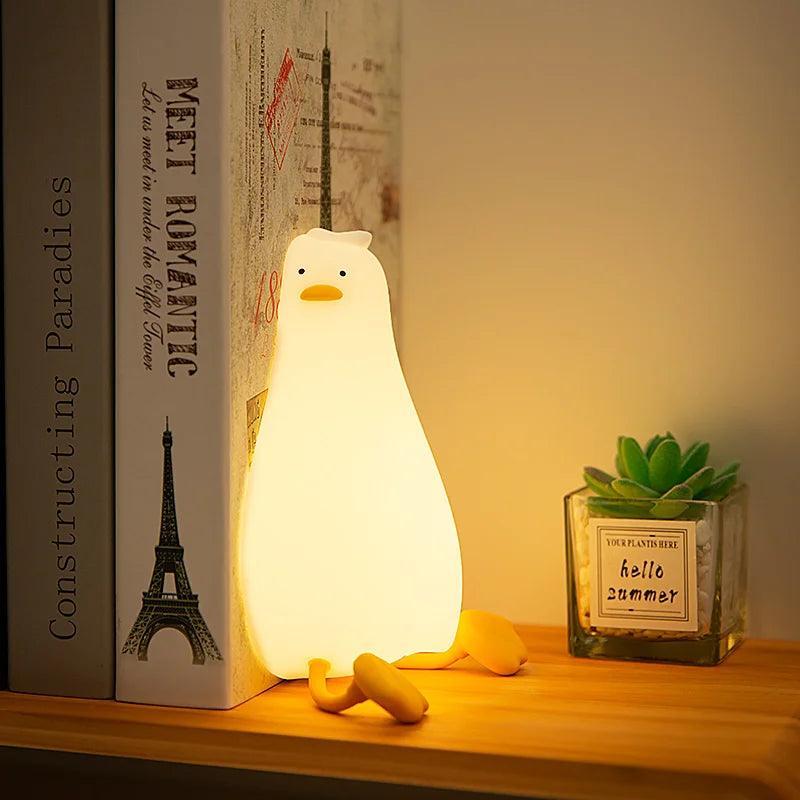 Lovely Silicone Eye protection Duck Table Lamp