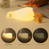 Lovely Silicone Eye protection Duck Table Lamp
