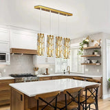 Luxury Crystal Pendant Light Dimmable for Dining Room