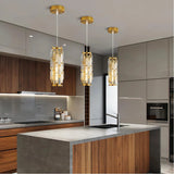 Luxury Crystal Pendant Light Dimmable for Dining Room