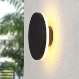 Modern Outdoor Flat Wall Light Metal for Porch, IP65