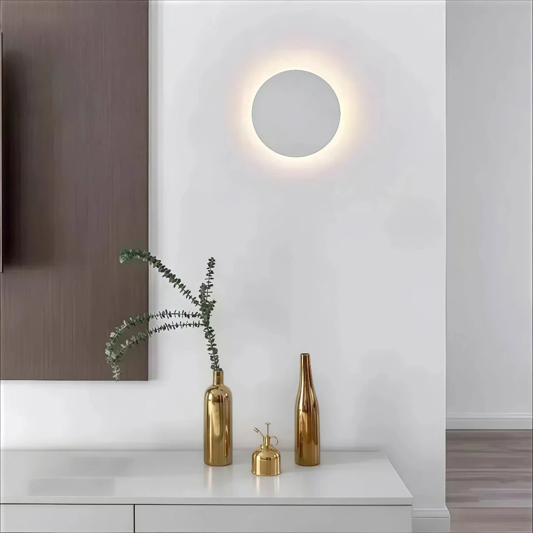 Modern Outdoor Flat Wall Light Metal for Porch, IP65