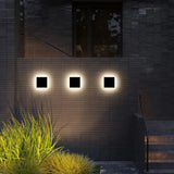 Modern Outdoor Flat Wall Light Metal for Porch, IP65