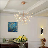 Nordic Firefly Chandelier Dimmable Metal for Dining Rooms