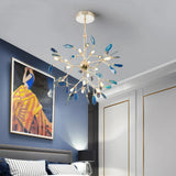 Nordic Agate Firefly Chandelier Height Adjustable for Living Room