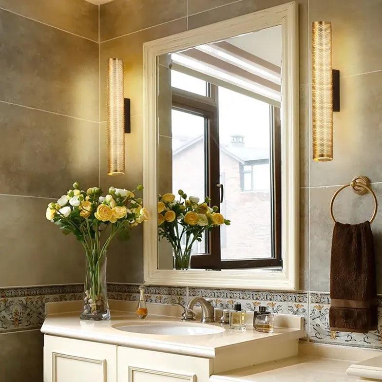 Luxury Small Brass Wall Lights For Bathroom Mirror